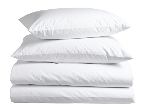 Wrinkled Bed Sheet for Background Use, Top Texture Shot, Transparent Background