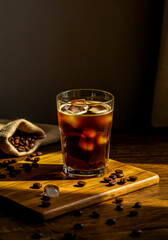Amber Flow – Cold Brew Lifestyle on Rustic Table