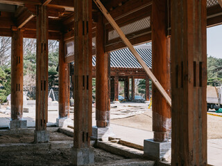 wooden house on the beach