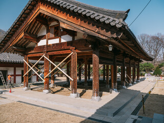 Obraz premium buddhist temple in korea