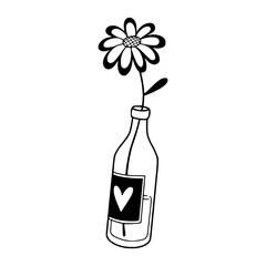 love blossom vase clipart