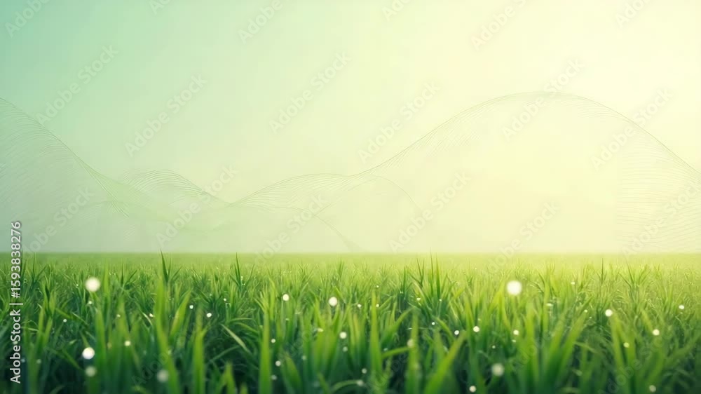 Poster refined abstract wallpaper design for precision agriculture: modern digital trends in crop monitorin