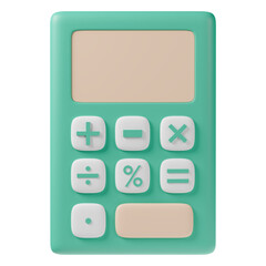 calculator icon on square button