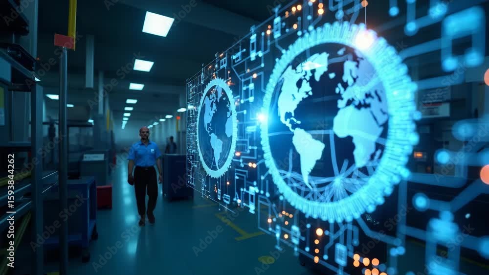 Poster transforming manufacturing: how robust electrification and advanced automation drive operational eff