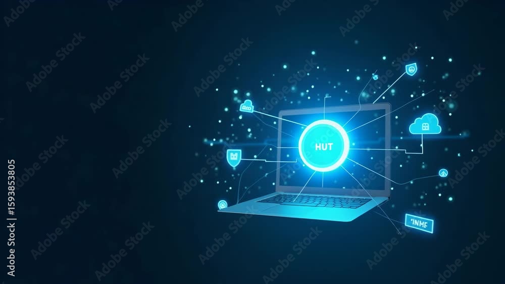 Poster dynamic secure remote work solutions: vpns, endpoint protection, mfa, encrypted collaboration, cloud