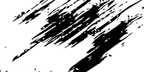 Naklejka premium Brush strokes vector. Set of text boxes. Paintbrush collection. Grunge design elements. Dirty texture banners. vector illustration eps10