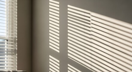  Sunlight Through Blinds on Wall