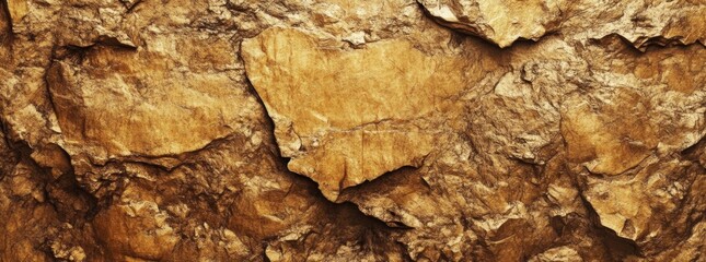 Close-up view of textured rock formations