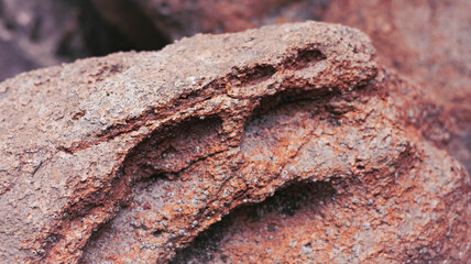 Beach stone texture red