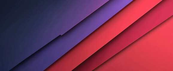 Abstract layered design with purple and red