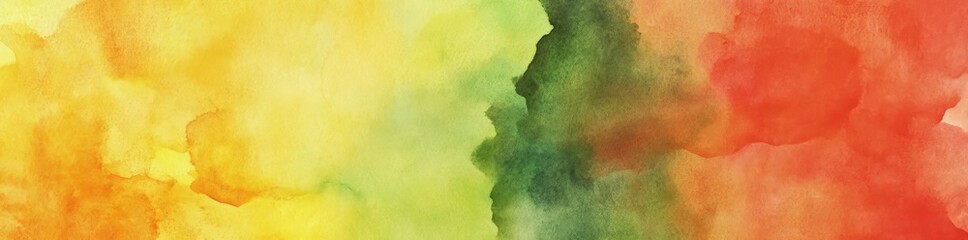 Abstract watercolor wash with blended colors