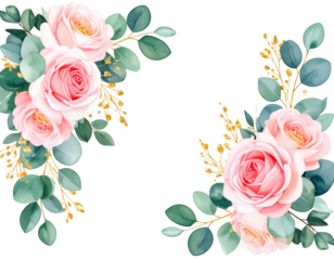 Elegant Wedding Floral Corners