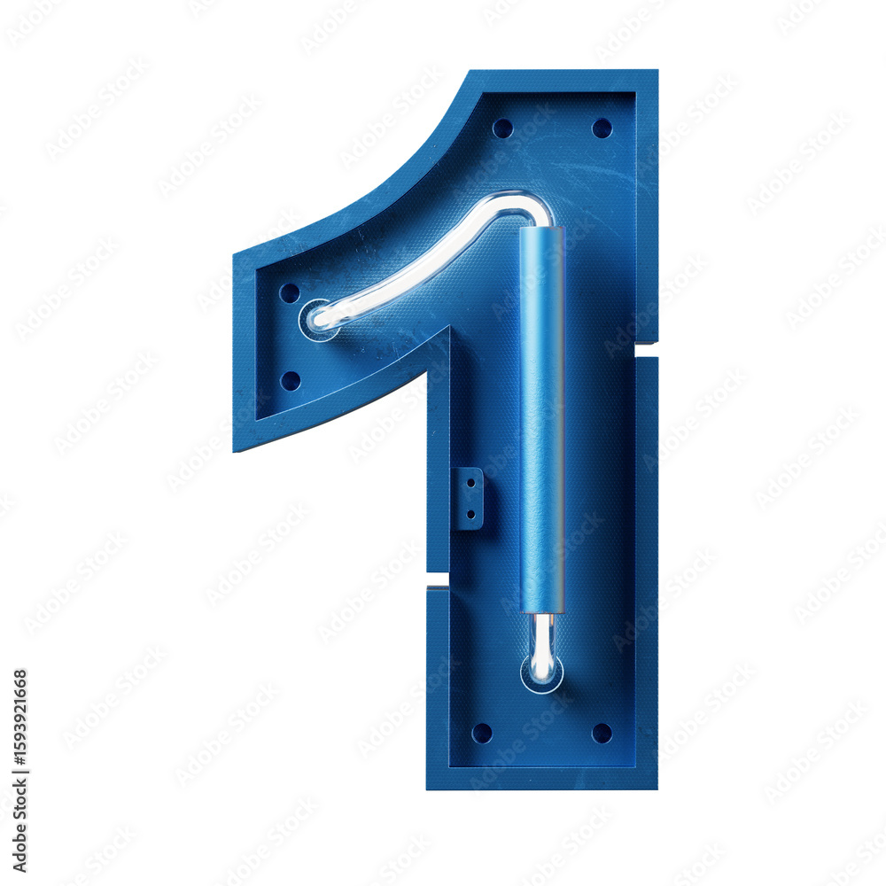 Poster bright neon font with fluorescent tubes.metallic futuristic cyberpunk alphabet. 3d rendering isolate