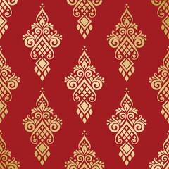 seamless damask pattern