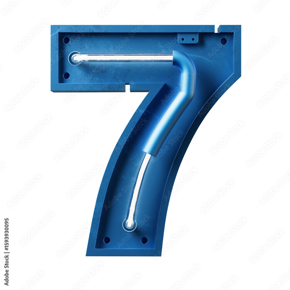Poster bright neon font with fluorescent tubes.metallic futuristic cyberpunk alphabet. 3d rendering isolate