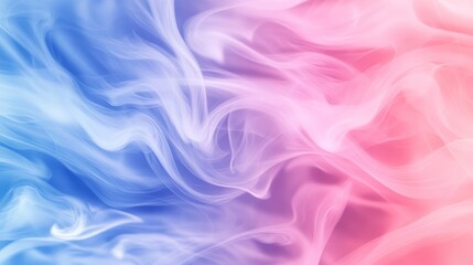 Fototapeta premium Abstract swirling smoke, soft pastel colors