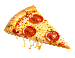 Realistic Pepperoni Pizza Slice