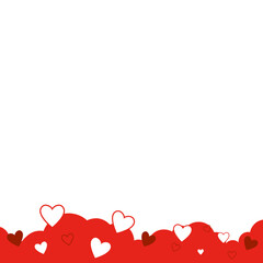 Valentine Footer Decoration