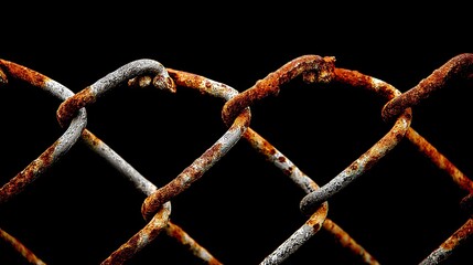 The close-up of the rusty and broken chains, symbolizing desolation and the disconnect from social media, represents a space for sharing experiences through pictures or messages.