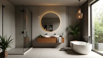 Sleek Modern Bathroom with Minimalist Design