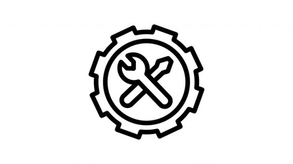 automation minimalist stroke animation