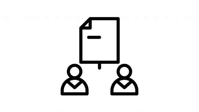 delegate minimalist stroke animation