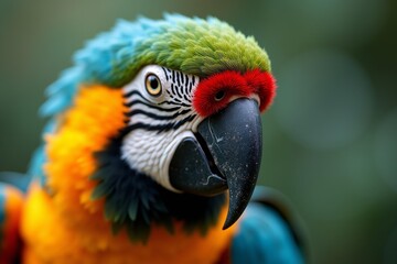 Obraz premium Scarlet Macaw Portrait