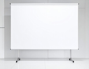 Obraz premium Whiteboard in Office or Classroom Setting for Presentation or Planning