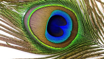 Fototapeta premium Close-up Peacock Feather