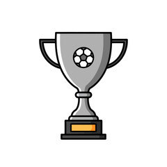 Soccer Trophy: Vector Illustration of Sports Achievement