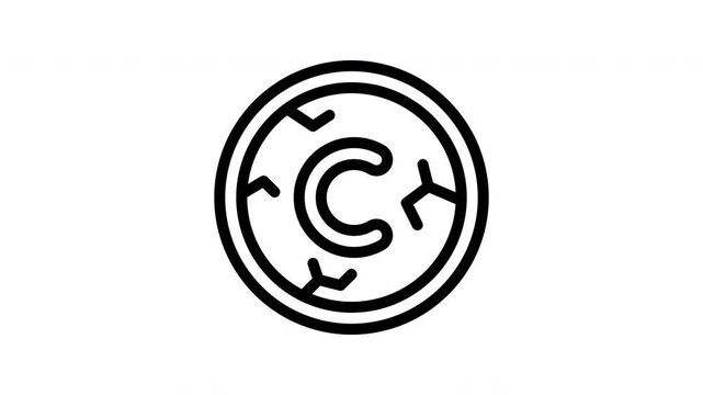 copyright infringement minimalist stroke animation