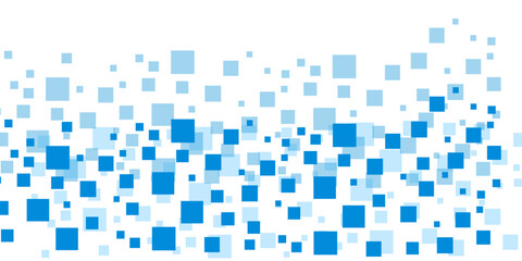 Abstract Squares blue technology pattern background