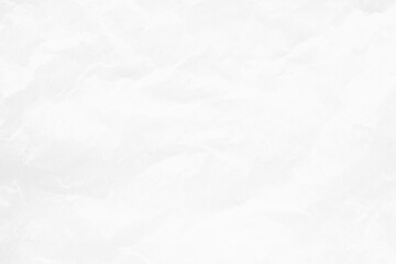 Detailed texture of crumpled white paper with subtle wrinkles and creases. This natural and...