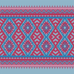Ikat fabric abstract symbol aztec illustration geometric shape vector ethic nature indigenous tribal work background backdrop wallpaper print textile clothing fashion decoration.