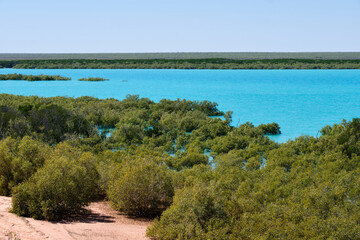 Dampier Creek on the eastern border of the township is perfect for fishing, boating, and birdwatching - Broome, WA, Australia