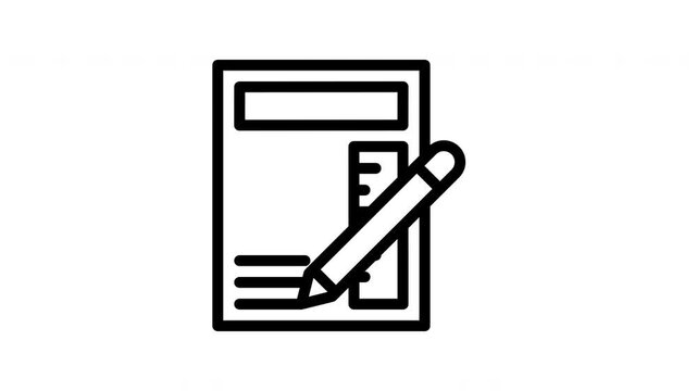 planning minimalist stroke animation