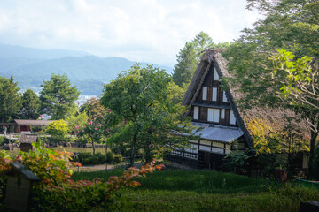 Traditional and Historical Japanese village Hida no Sato,Hida Takayama, Japan