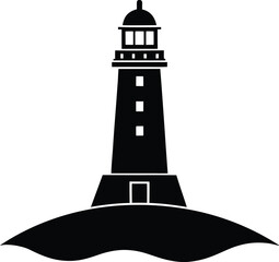 Lighthouse Silhouette icon