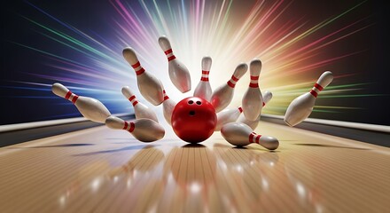 Bowling Strike: A Perfect Ten!