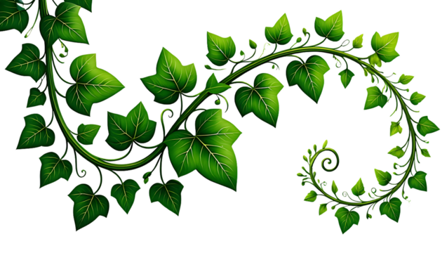 green leaves frame