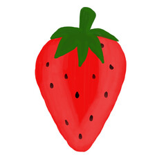 Hand-drawn Strawberry Illustration