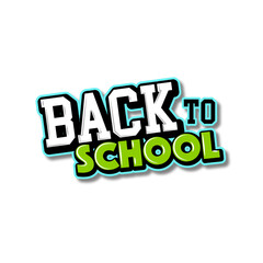 Back to School Text – Colorful Typography for Education and Kids