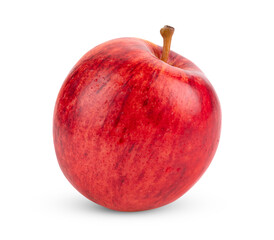 red apple isolated on transparent png ( Image from camera)