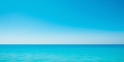 Fototapeta premium Subtle gradient from sky blue to deep ocean blue, calming and serene, skyblue, meditative