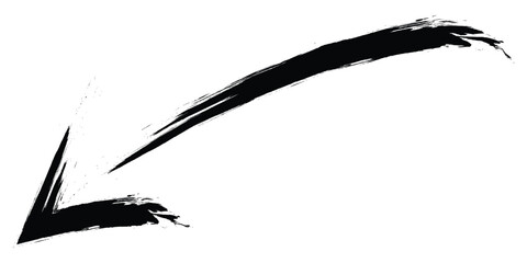 Black arrow up line hand drawn