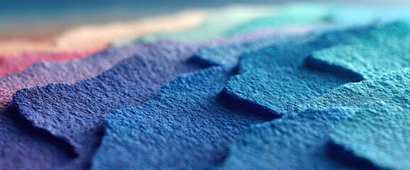 Fototapeta premium Abstract textured surface with layered colors