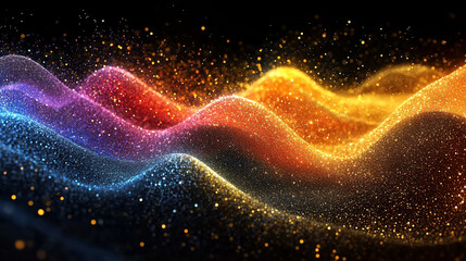 Dynamic glowing multicolor tech background representing ultra-fast broadband connectivity, high-speed global data transfer, and the accelerating flow of digital communication across cyber networks.