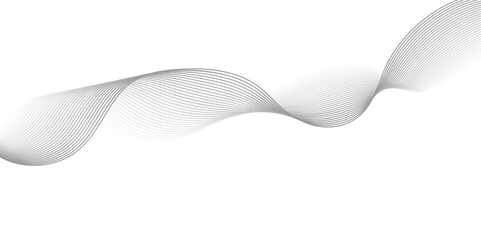 High-Resolution Modern Abstract Graphic Design Showcasing Layered Grey Curved Lines Intertwined with Softly Scattered Particles to Create a Futuristic and Clean Visual Aesthetic