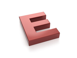 Car paint letter E
