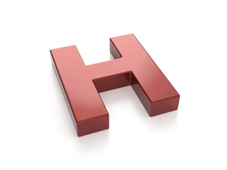 Car paint letter H